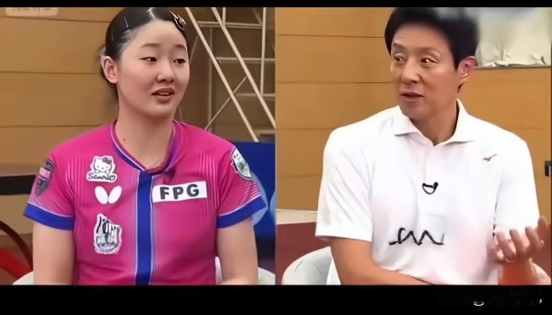 张本美和接受采访，主持人问她，最让你感到无力的中国选手是谁？她说：王曼昱，20