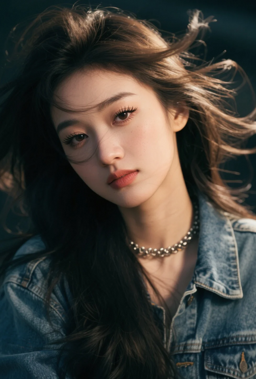 她没看镜头，却让所有人停下脚步