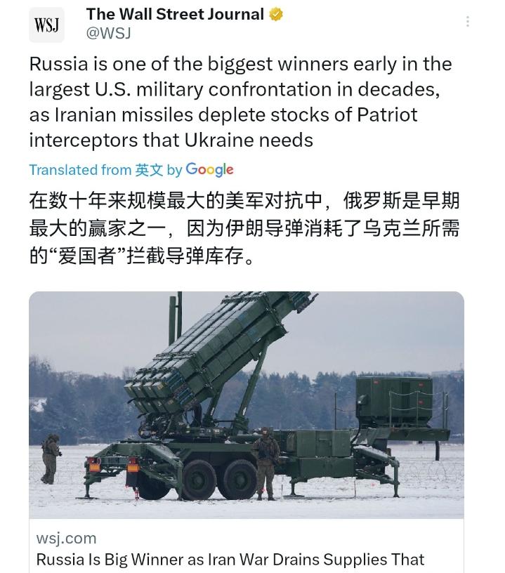 美国打击伊朗最大的赢家出现了，美媒表示不是中国！3月7日，美国华尔街日报刊文表示