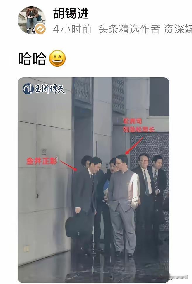胡锡进对此哈哈大笑，举国上下，看起来认真对待此事的人，少而又少。前辈人讲“外交无