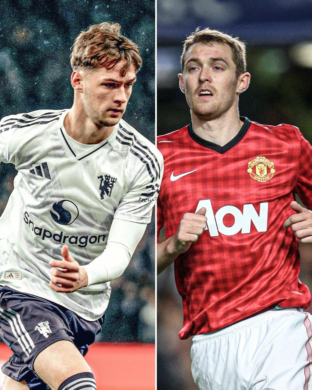 【足坛父子兵】2003年3月12日，欧冠联赛，曼联1比1巴塞尔，19岁苏格兰中场