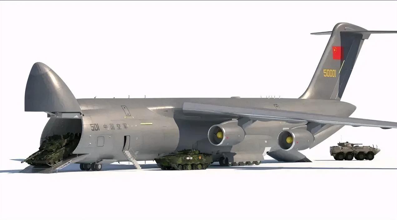 最近有400吨级的重型运输机的相关专利图流出来了，也就是所谓的“中国版C-5”，