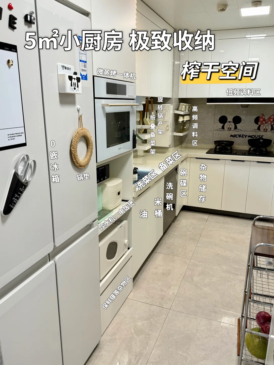 5㎡厨房收纳❗️懒人直接抄作业💯
