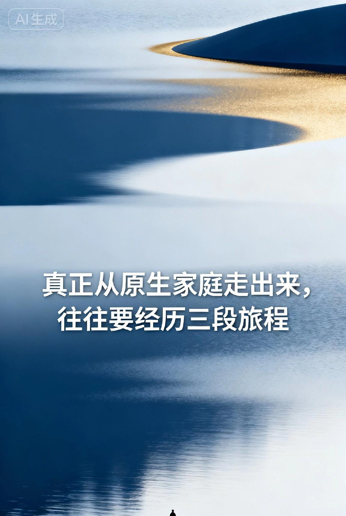 真正从原生家庭走出，要经历三段旅程。真正的走出原生家庭影响，并非物理的远离，而