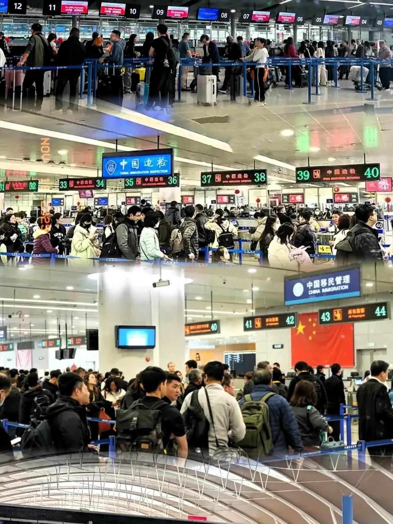 非去不可吗？！浦东机场赴日值机口排成长龙，外交部警告后仍人潮汹涌！记者