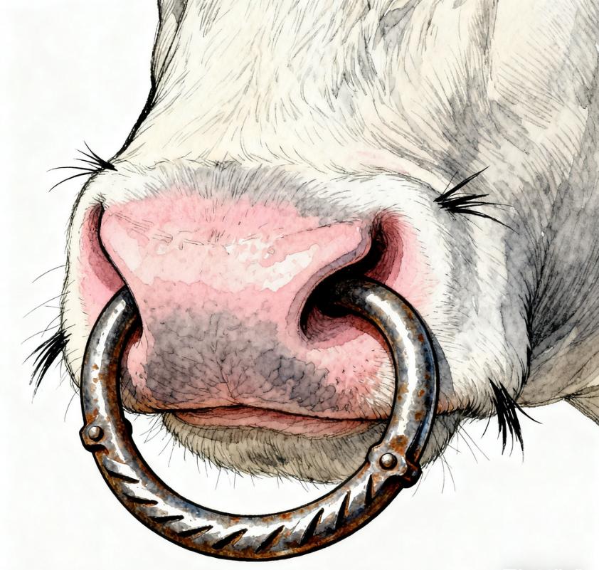 为啥牛要穿鼻子，马却戴笼头？老农民一句点破如果仔细观察马的牙齿排列，会发现它