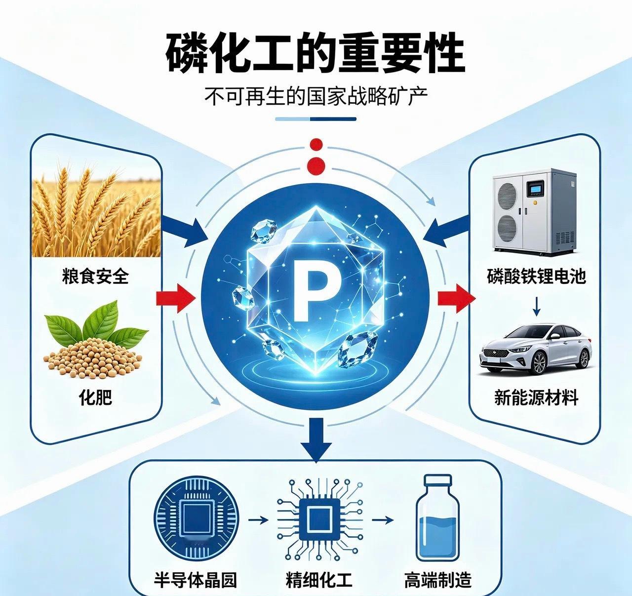 被严重低估的国家战略资源！磷化工：绑定粮食安全+新能源双刚需赛道磷，作为不可再生