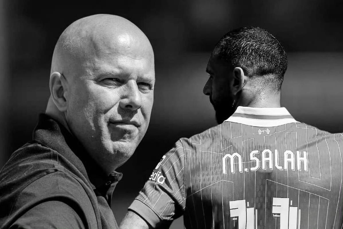 利物浦与萨拉赫分道扬镳！根据每日电讯报的消息，利物浦主帅斯洛特和管理层开会，商量