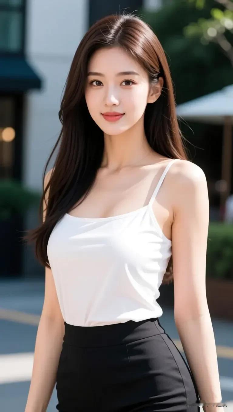 市井烟火，清风暖阳，简单穿搭，亦是最好的模样。美女穿搭照气质小美女穿搭