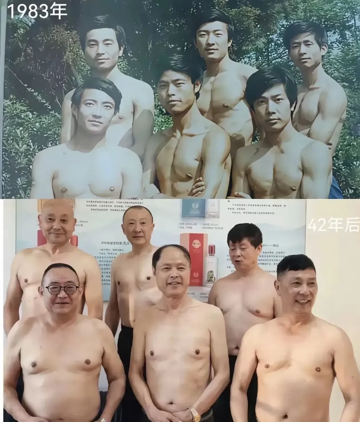 事实证明，再帅的男人，也挡不住岁月的摧残。[笑着哭][笑着哭][笑着哭]