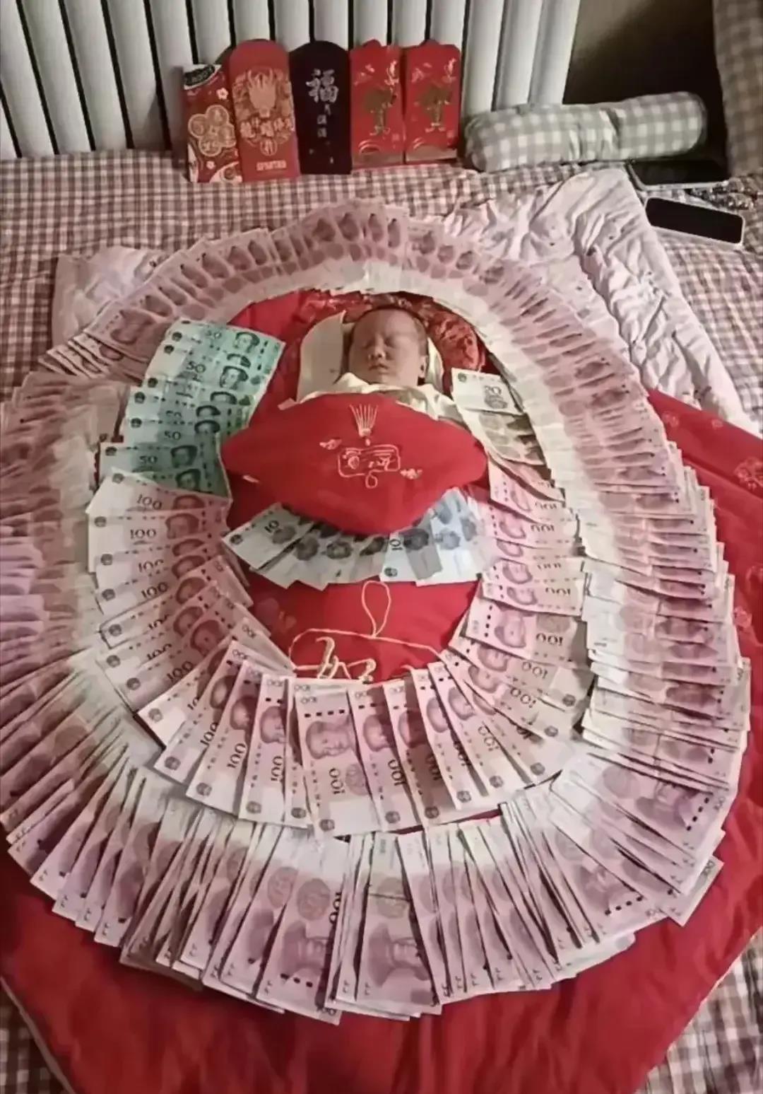 他的一生应该都没有烦恼了吧！