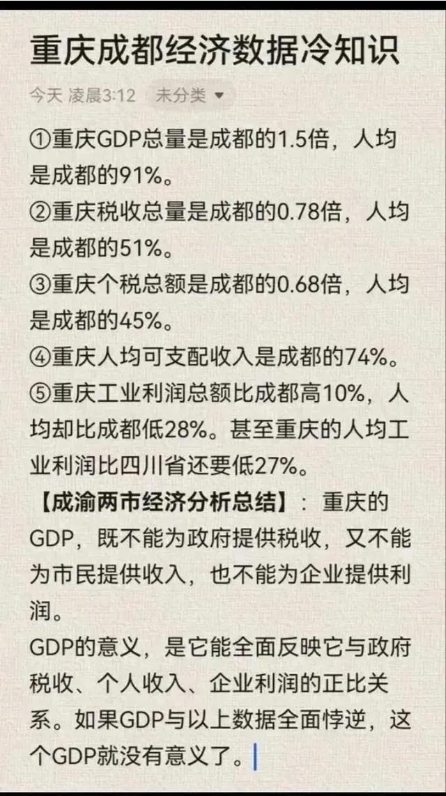 重庆是中国大城市里最不容易的那个。在往昔我也犯了数据派先入为主的错误，觉得重庆各