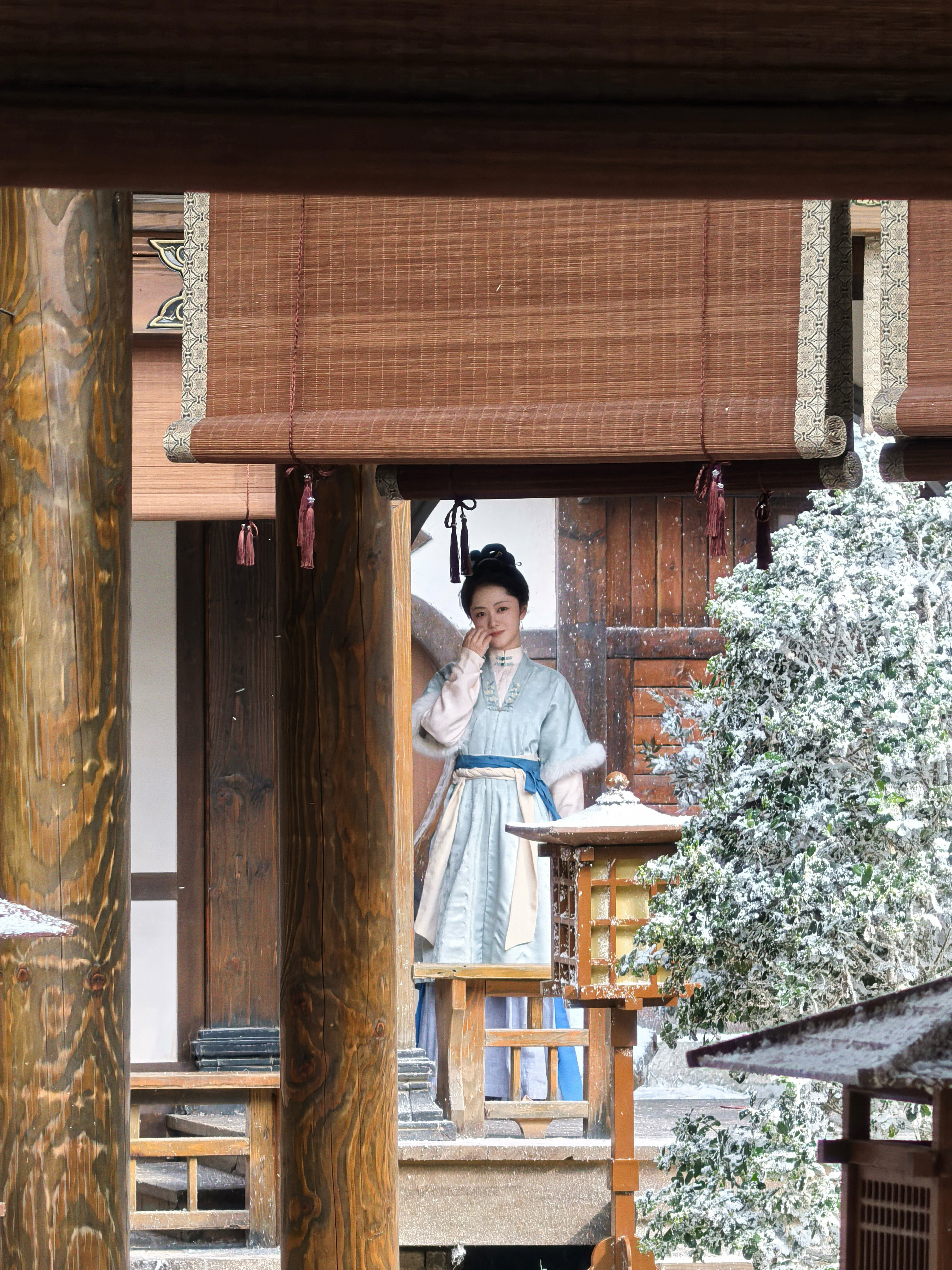 谭松韵🌟两小姐‘sPostcard小贴周一来打气，含韵量100