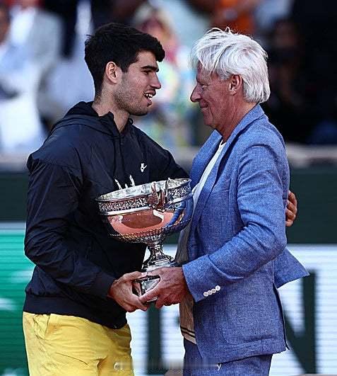 比约恩·博格谈关于阿尔卡拉斯🦆“他是一位非常出色的球员，也是一位非常棒的人。