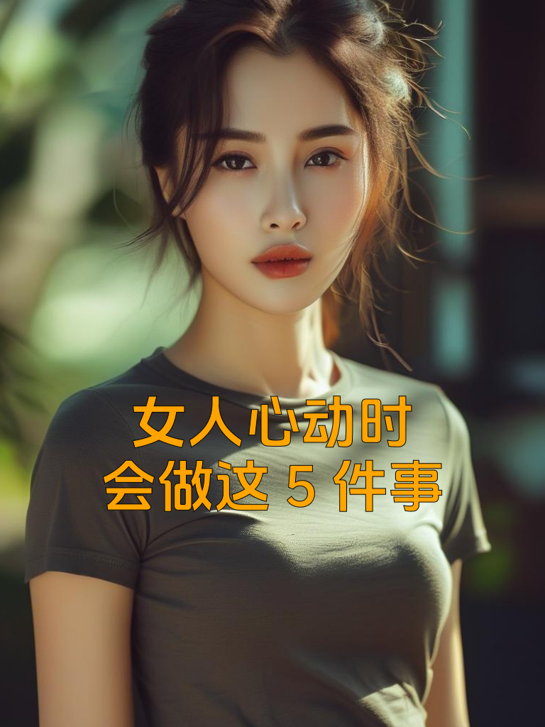 女人心动时，会做这5件事