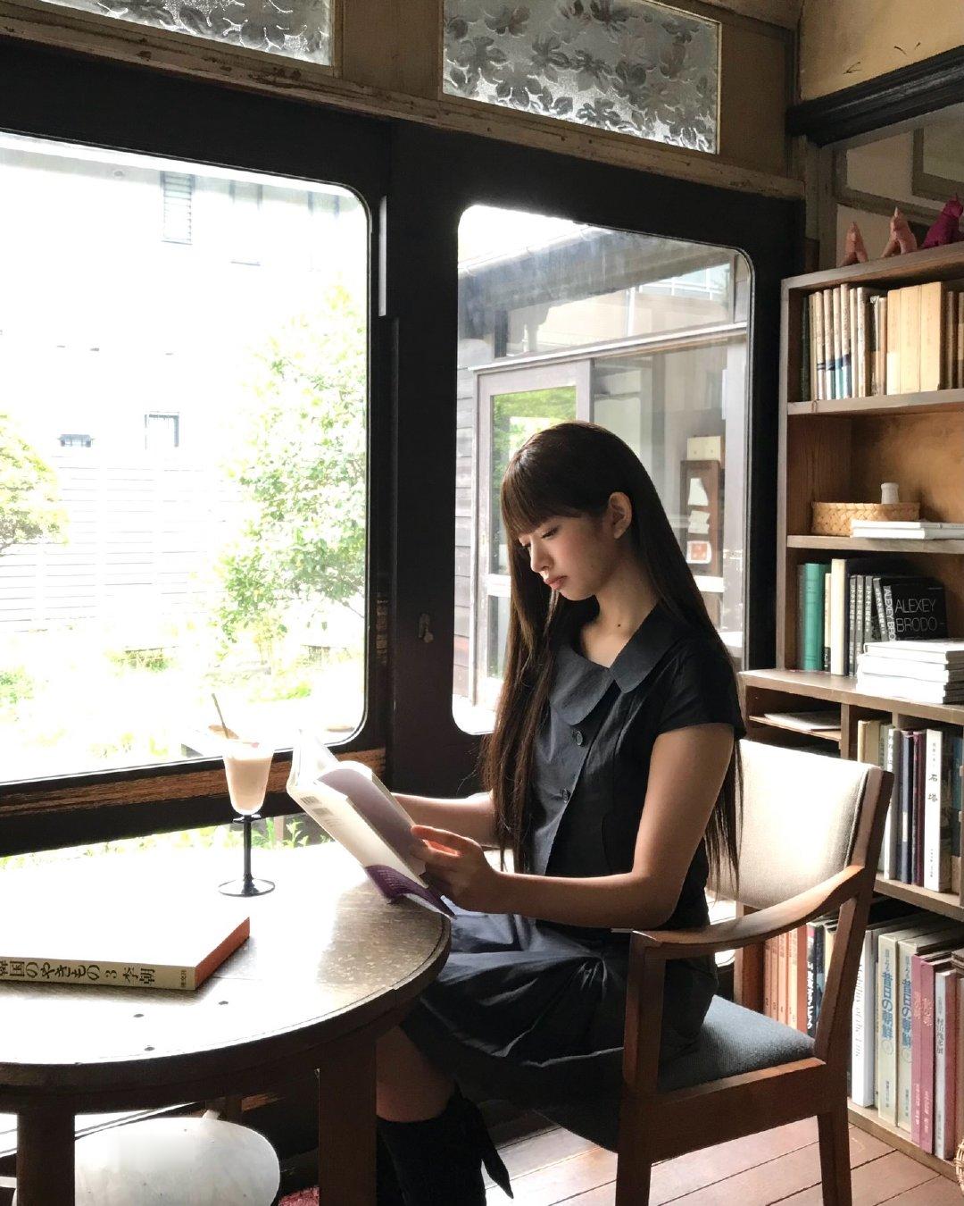直井怜ins她好适合这种穿搭