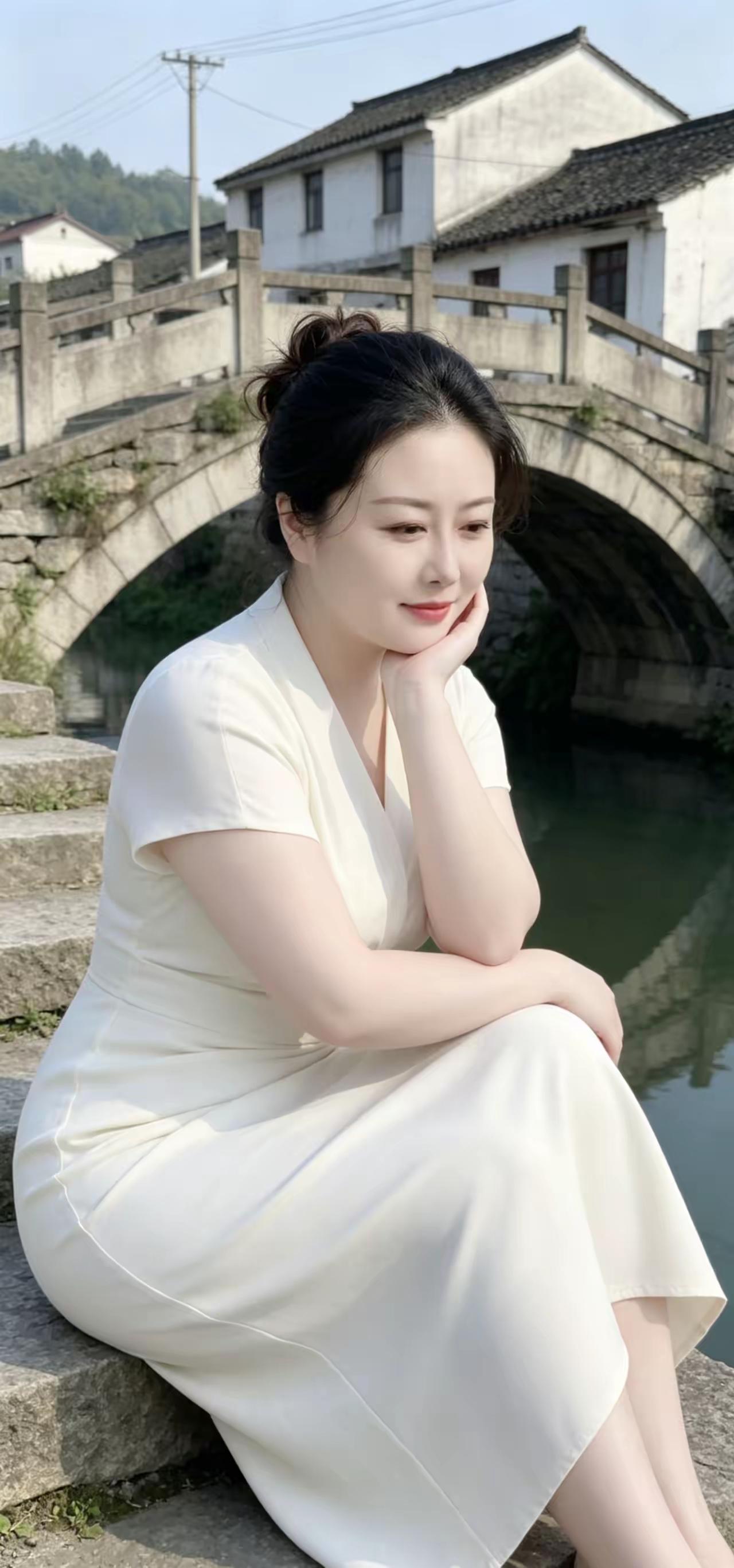 青石板、石拱桥，江南水乡的风里都是温柔的味道，心都静了。你爱这样的古镇吗？