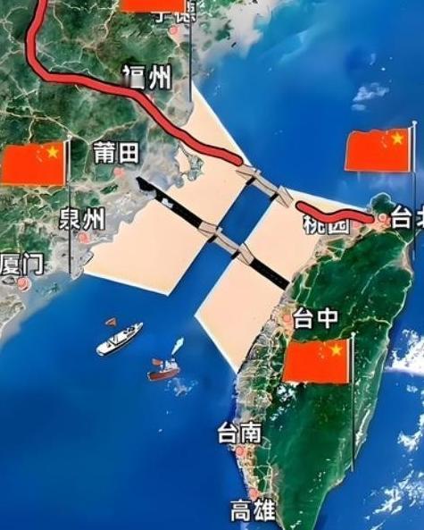 填海这个方法好，能够一劳永逸解决台湾问题！十万辆渣土车日夜交替、加上几万台挖掘机