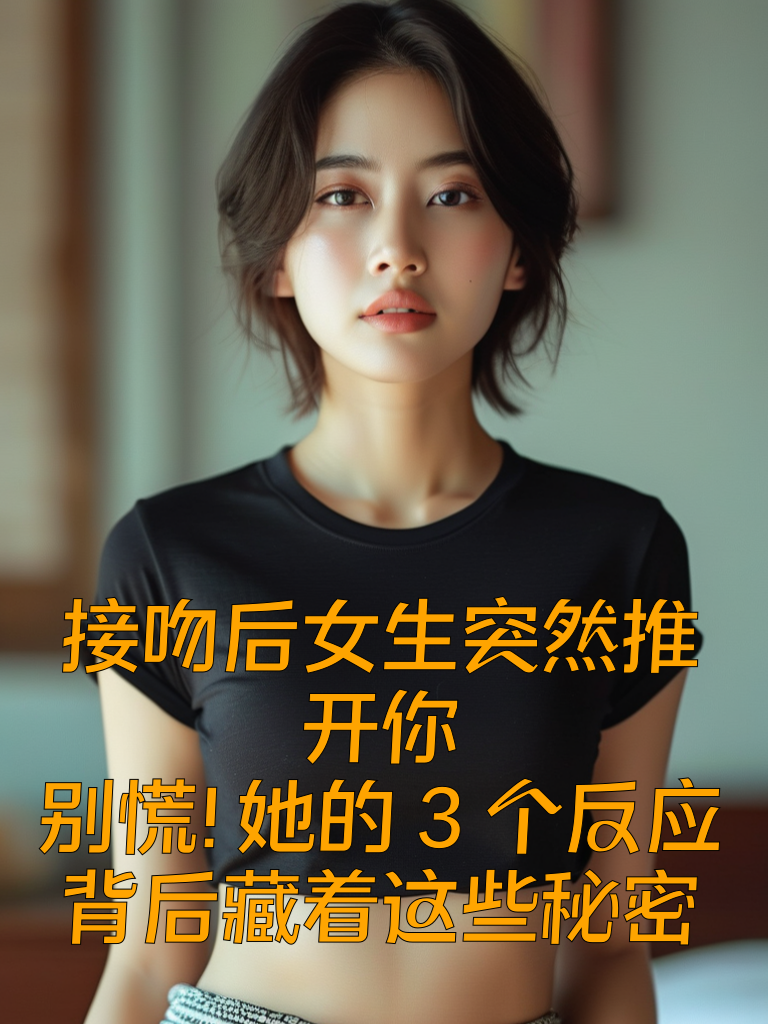 接吻后女生突然推开你？别慌！她的3个反应背后藏着这些秘密