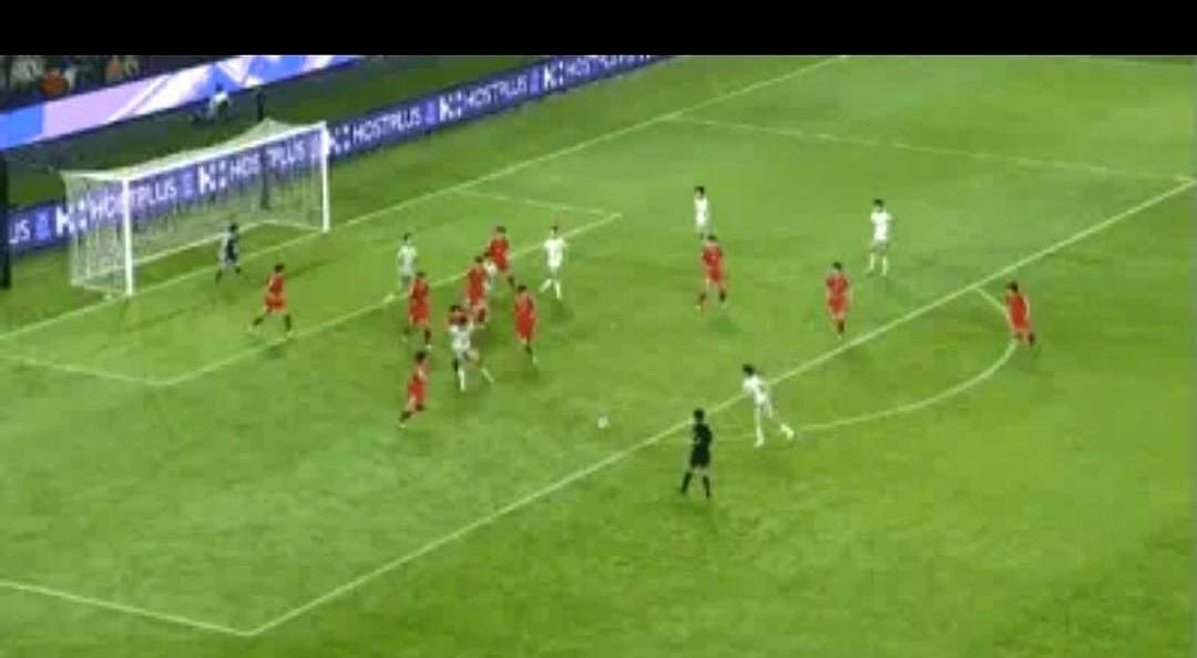 19年亚洲杯不胜朝鲜的纪录，今天破了。2026女足亚洲杯小组赛，悉尼雨夜踢