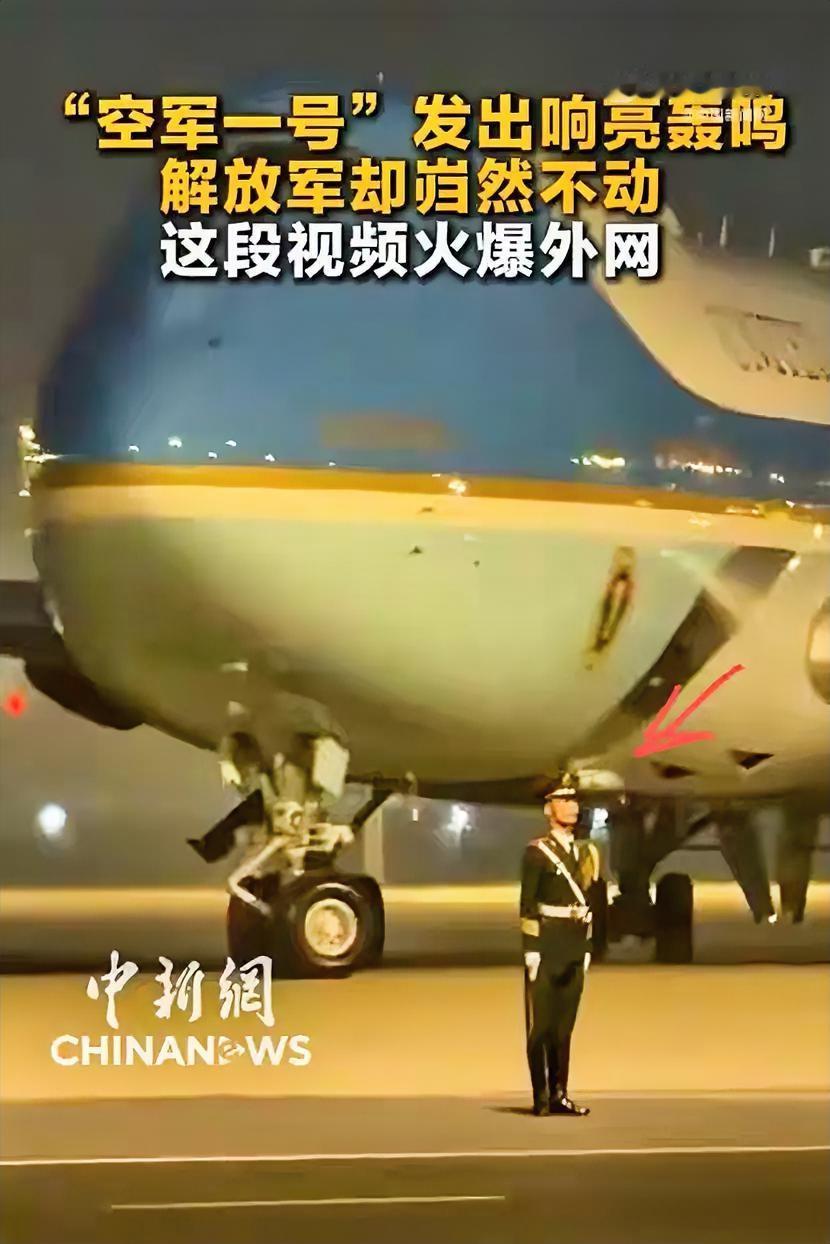飞机引擎在后面狂吹，这位兵哥哥一动不动，外国网友看傻了……刷到一条视频，我
