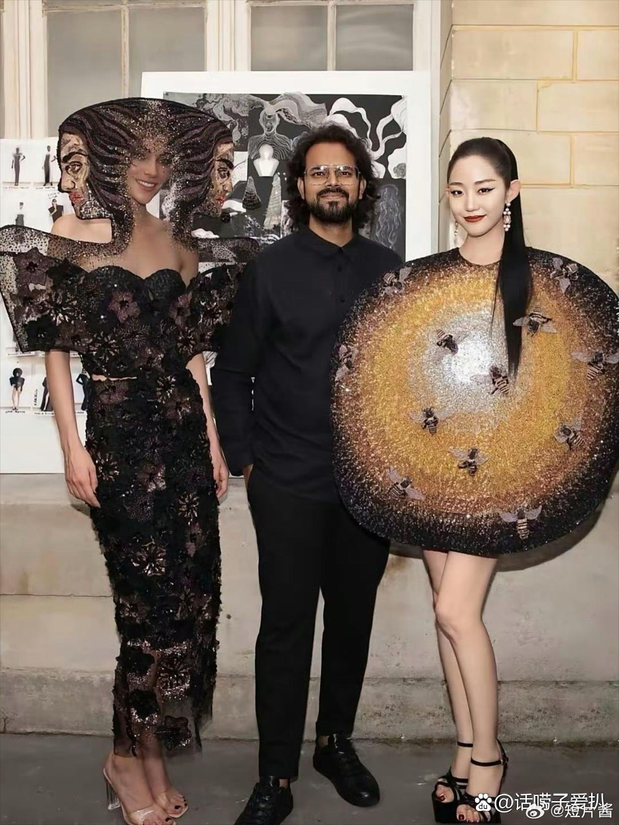 这衣服多少有点巴黎世家那味儿了…