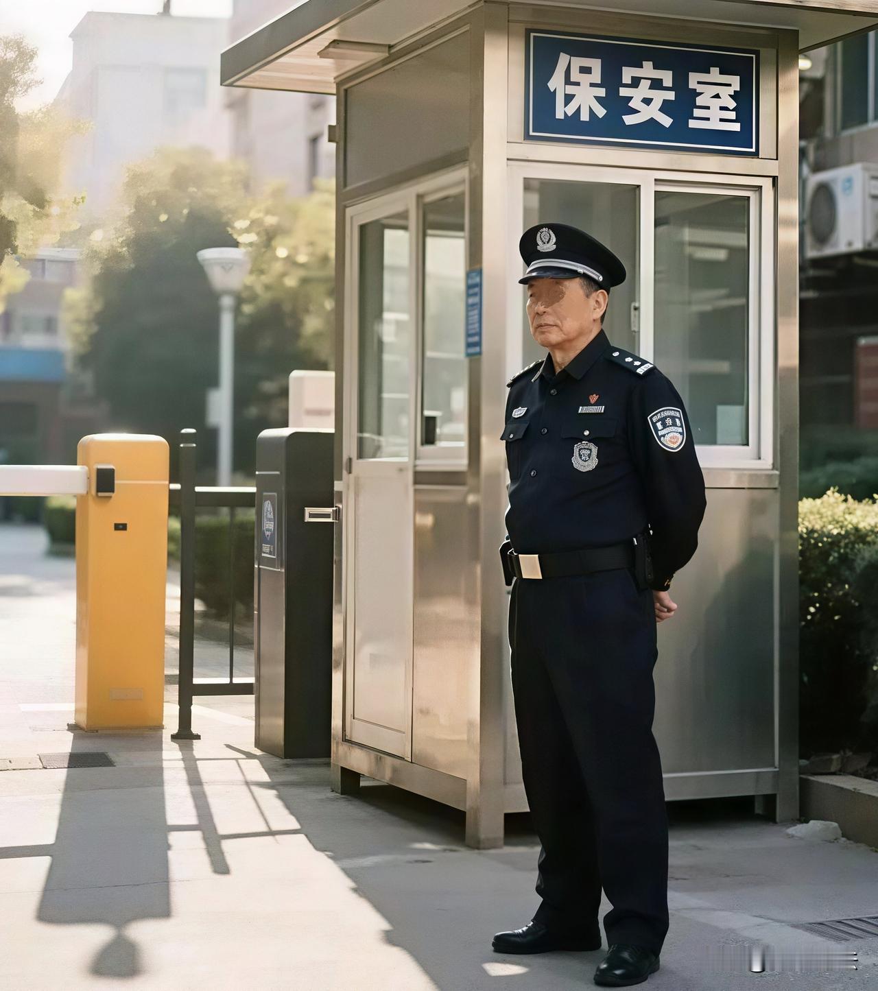 青海，男子离职当天身穿保安制服，交接好工作，到前台递交辞职材料，仅10分钟突然在
