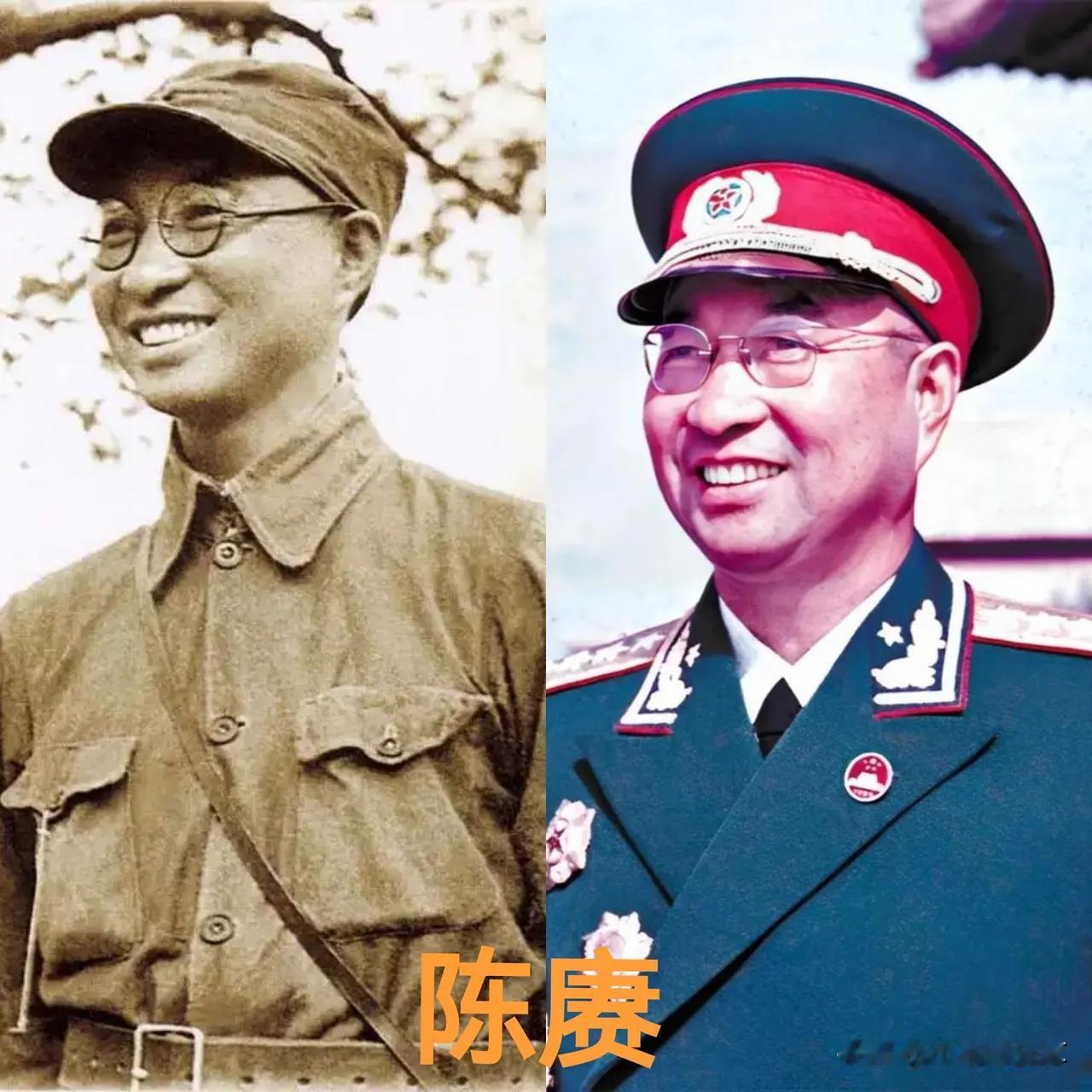 不同演员出演的陈赓。张伟通过他的表演，把陈赓大将这个角色演绎得特别真实自然，表