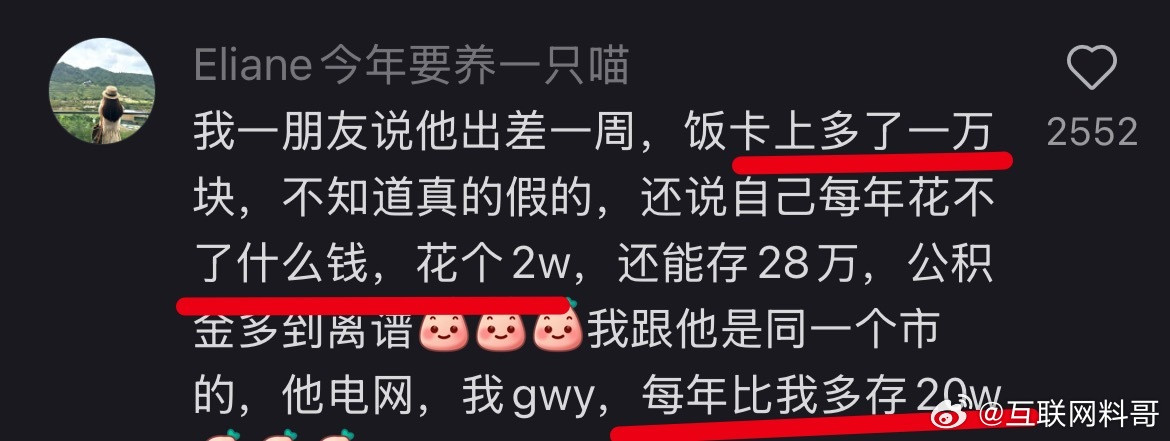 卧槽，这就是电网的神仙待遇！​​​