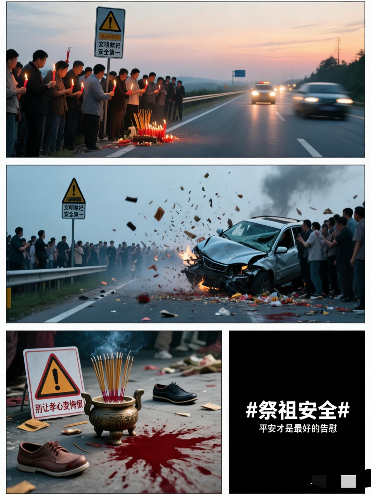 祭祖出事了！近20人路边祭拜，2死多伤，太痛心！一个家族近20人，在路边祭祖