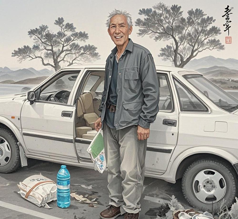 表舅跑网约车快两年了，昨天碰着他，黑瘦了一圈，烟一根接一根抽。问他赚钱不，他