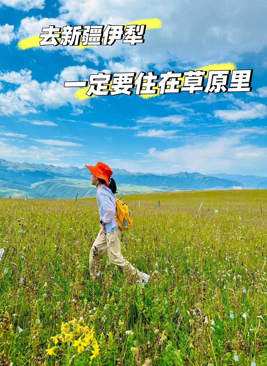 去新疆伊犁，一定要住在草原里