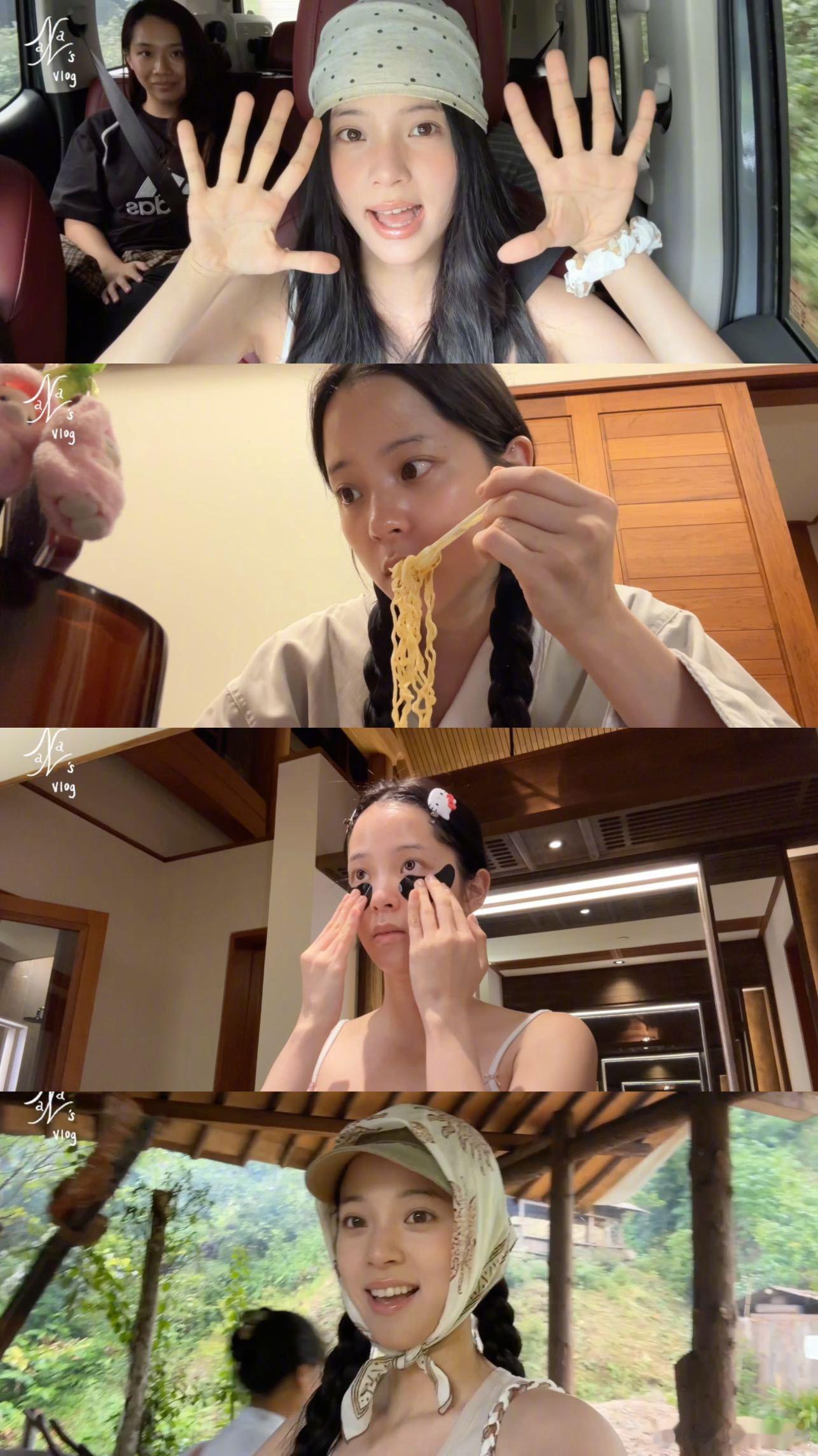 欧阳娜娜腾冲自驾爆胎了旅行中就是可能出现很多意外啊，只不过有朋友的陪伴，意外也