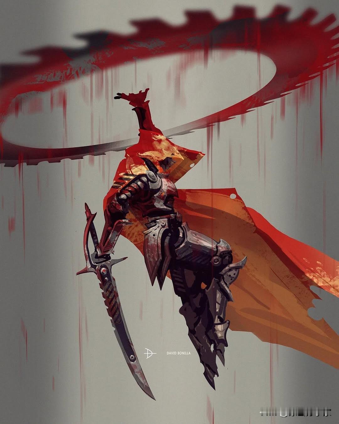 画师David插画作品欣赏动漫二次元原画分享家插画卡通动画插画师