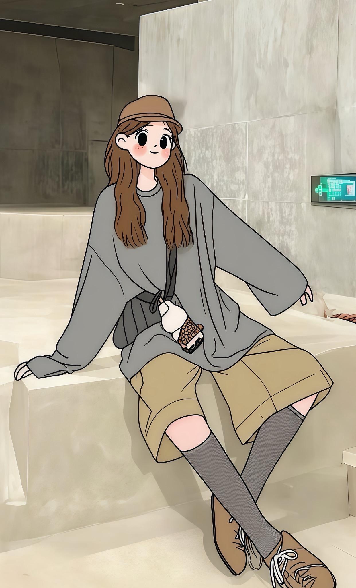 ootd穿搭分享 穿搭ootd 复古穿搭 慵懒风穿搭 通勤搭配