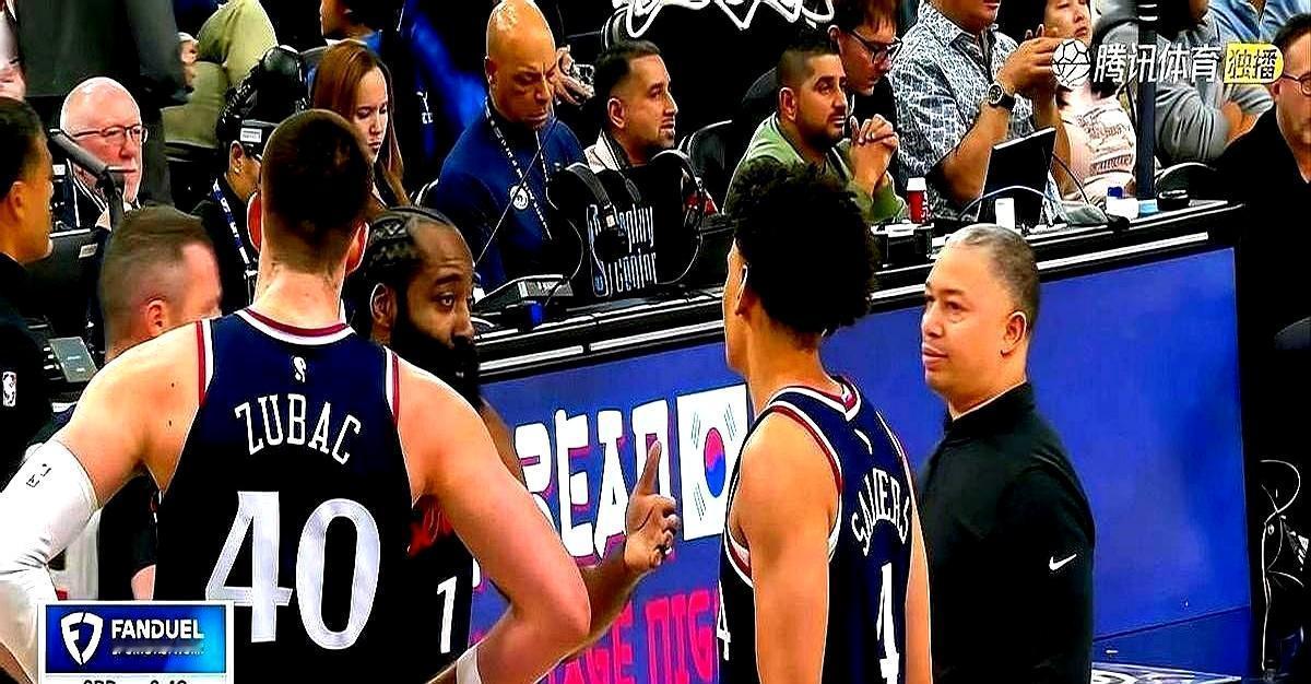 36岁的哈登，把快船从单打地狱拽进团队篮球。他边打边教，冲桑德斯吼“别急，