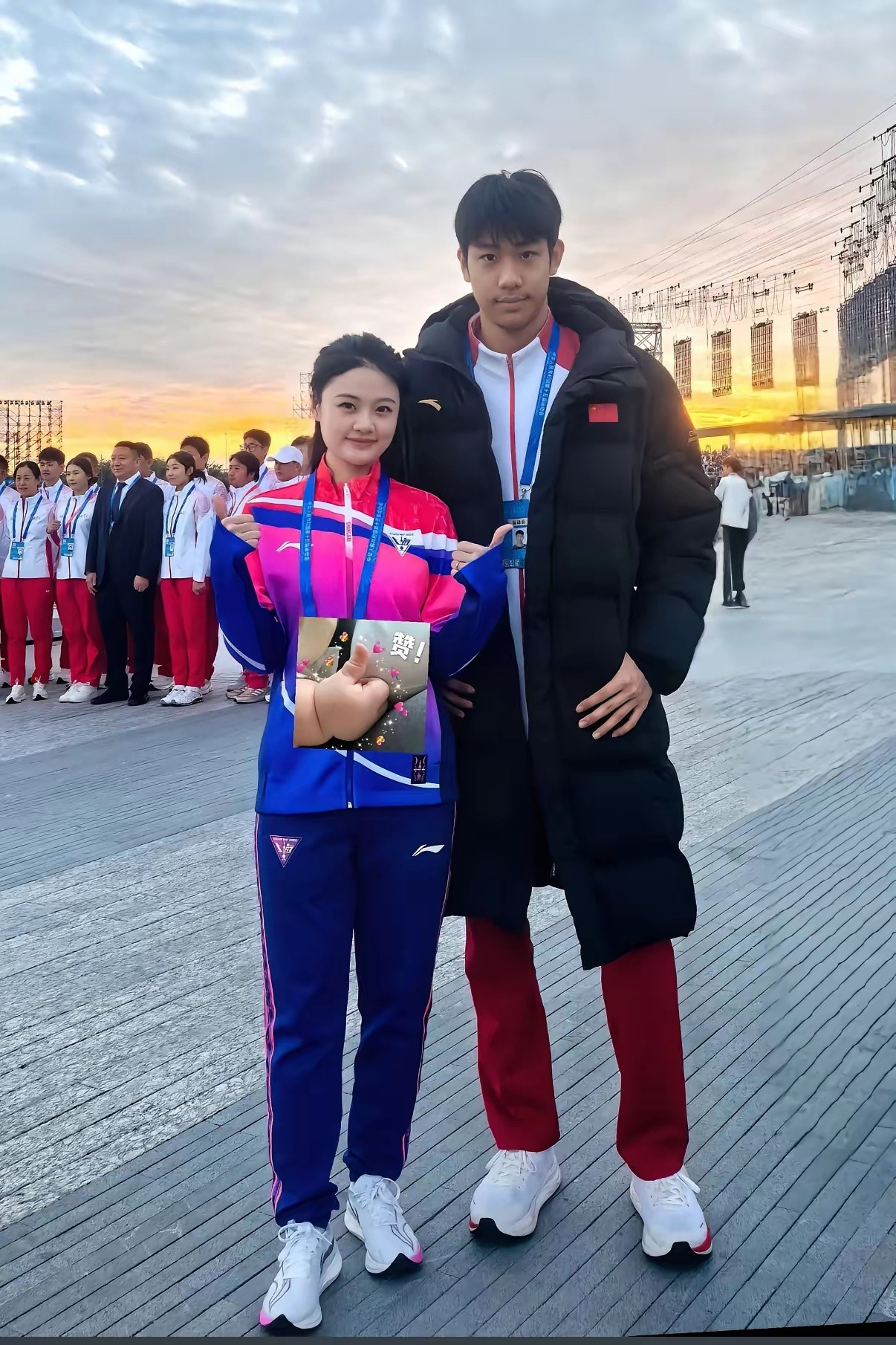 张展硕到底吃啥了，长这么高​​​