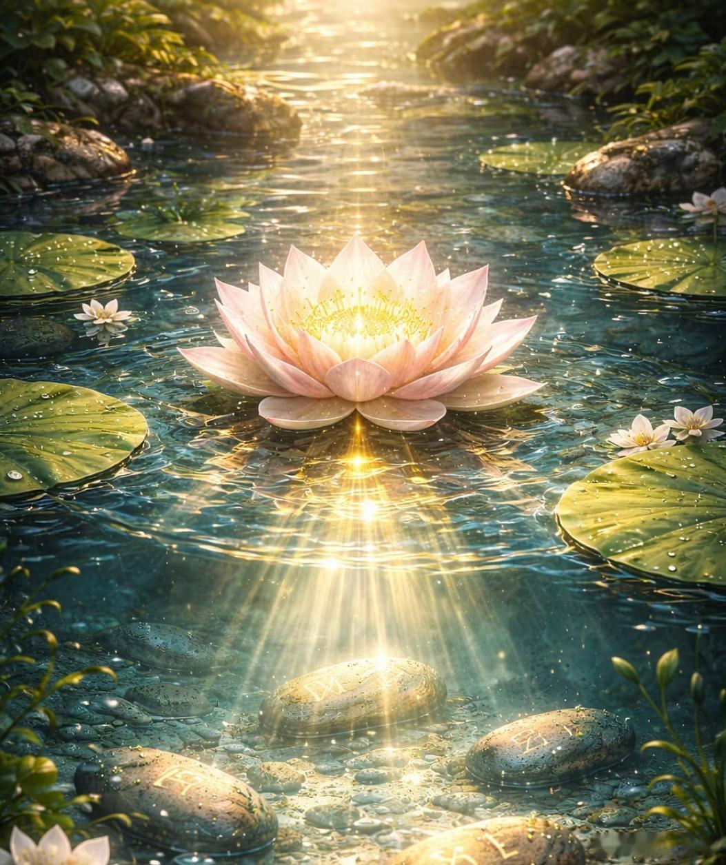 心安则心静，心静则事顺，事顺则事成……看到这段莲花，有没有让自己的心静下来了呢？