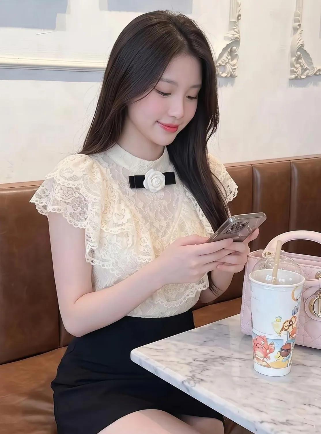 甜美可爱！