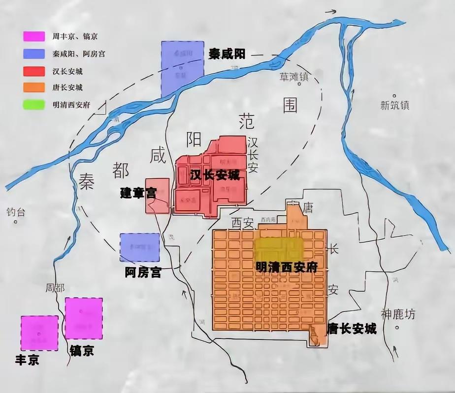 西安是十三朝古都，更是周秦汉唐的都城，周礼建立秩序，秦制奠定基础，大汉成就版图，