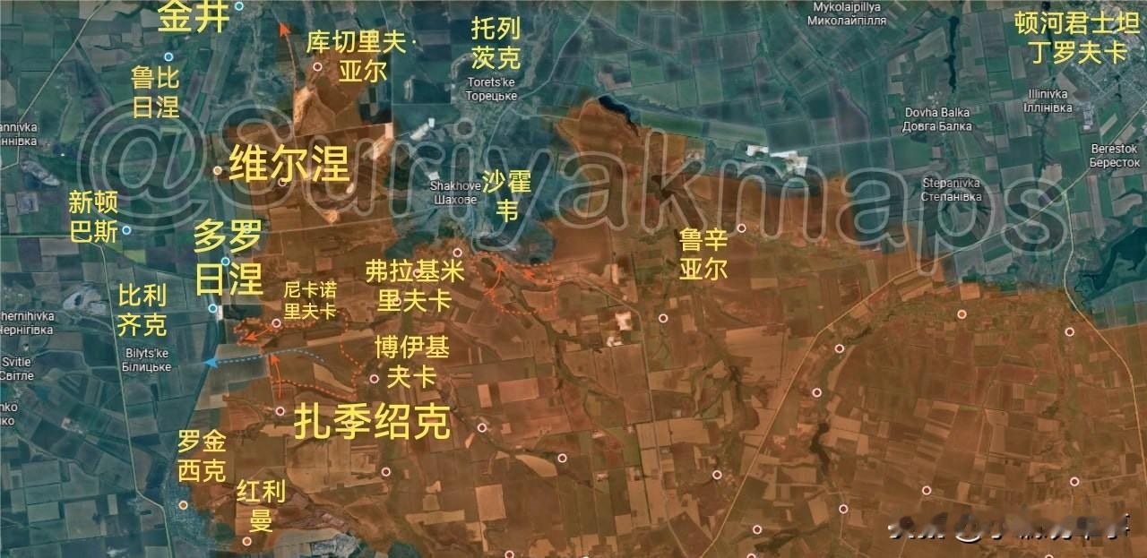 10月11日俄乌最新战报：1.沙霍韦前线：①过去48小时里，俄军继续在弗拉