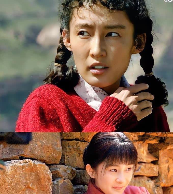 杨幂演农女，脸还是粉白水嫩的，李沁演农女，脸涂黑了可手是白的，太割裂了，而真的农