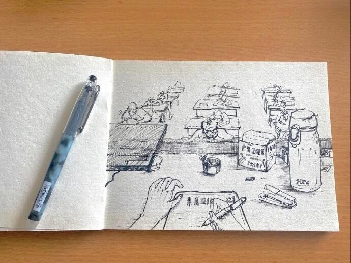 监考老师到底有多无聊