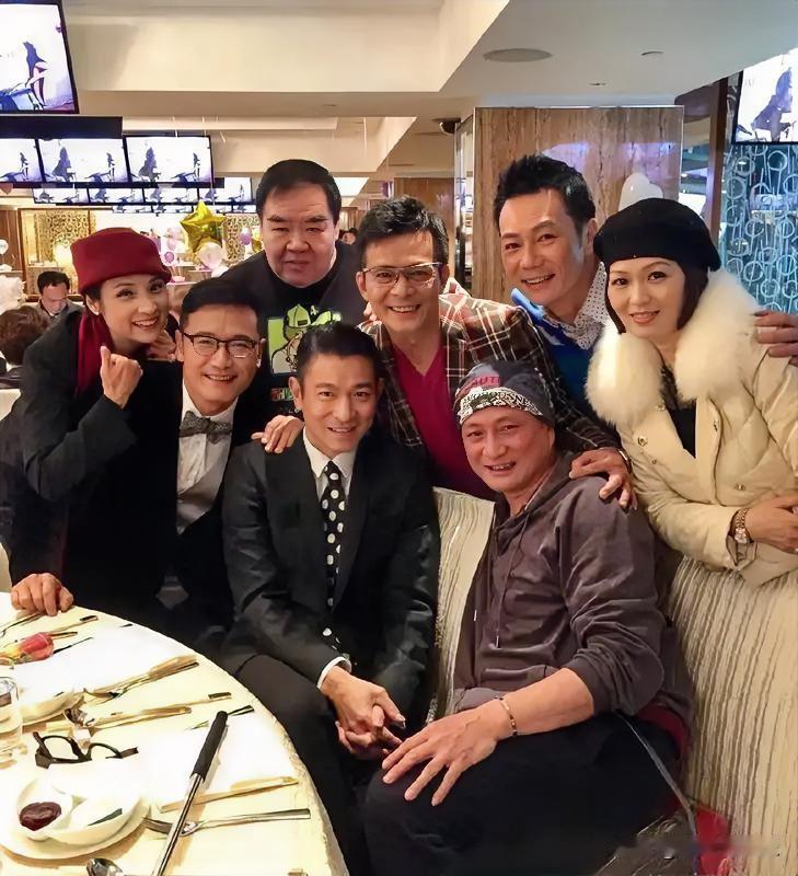 这些都是港星呀，我不是港星迷，只认出来刘德华、汤镇业和黄日华，献丑了吧！[我想静