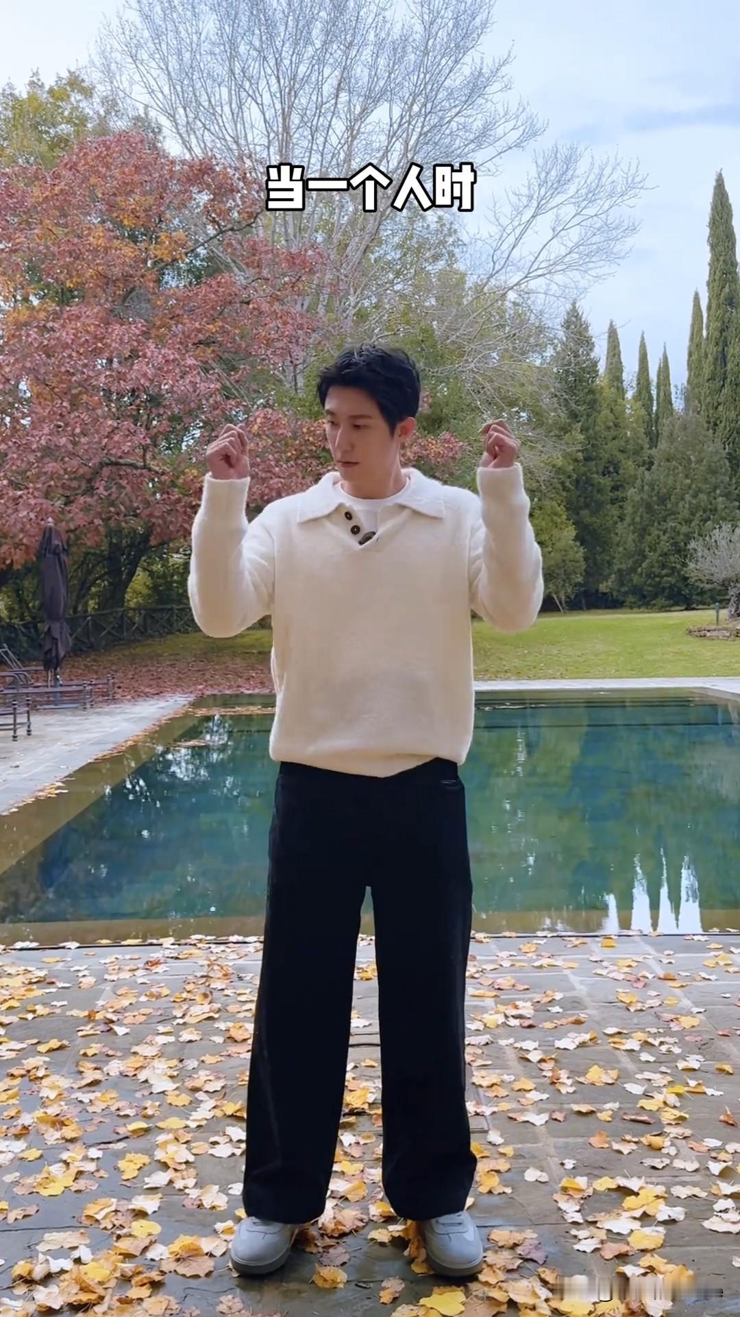 万万没想到，黄景瑜居然跳舞视频了，吓我一跳。11月8日，黄景瑜发布他与金晨、