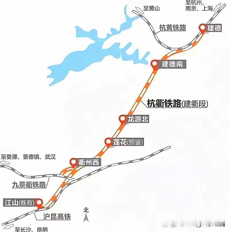 杭衢高铁去年已开通，为什么没有去往南昌、长沙方向的车？原因就在江山站沪昆联络线接