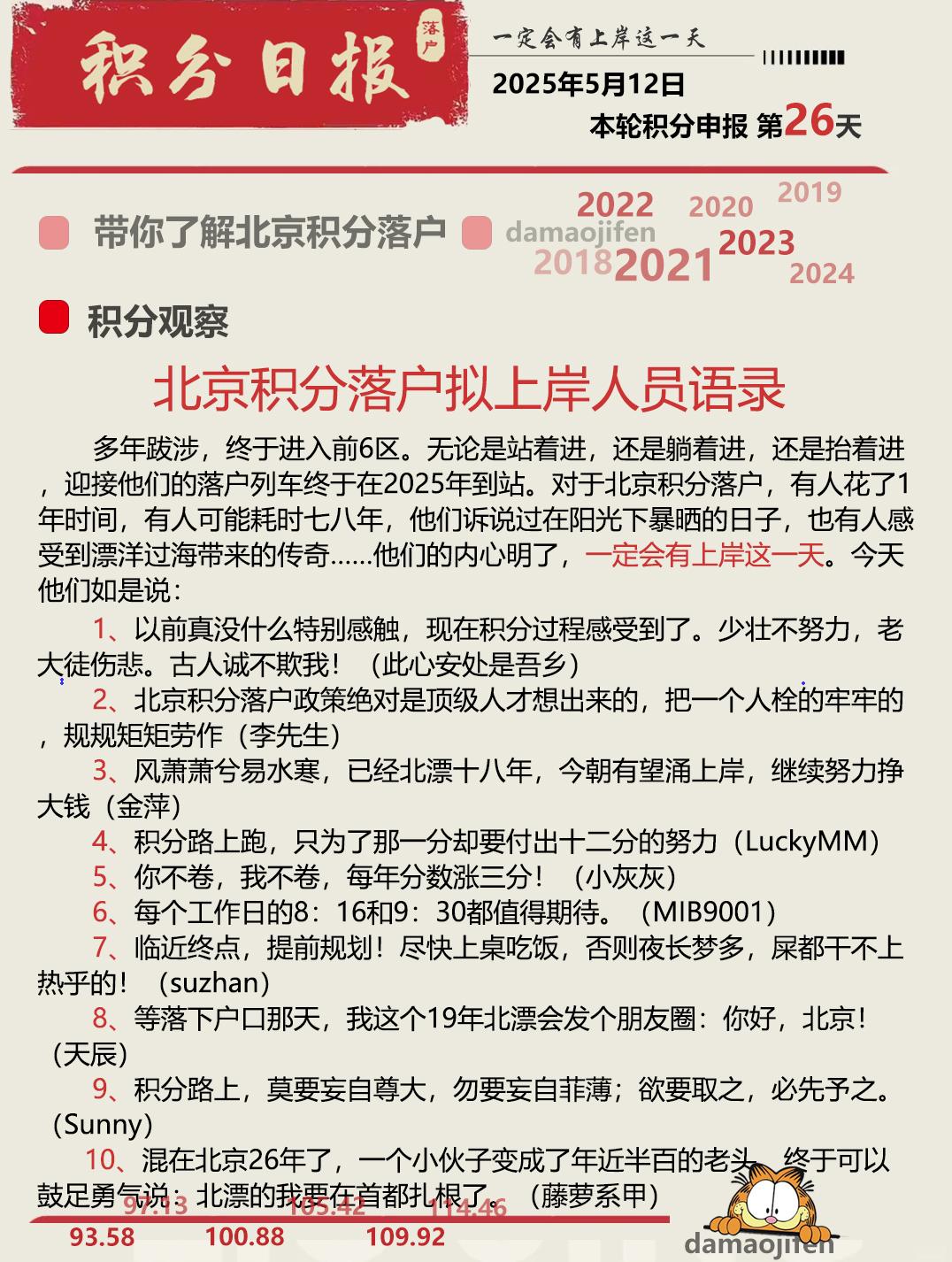 北京积分落户申报进程过半他们就要上岸了他们想说什么呢？