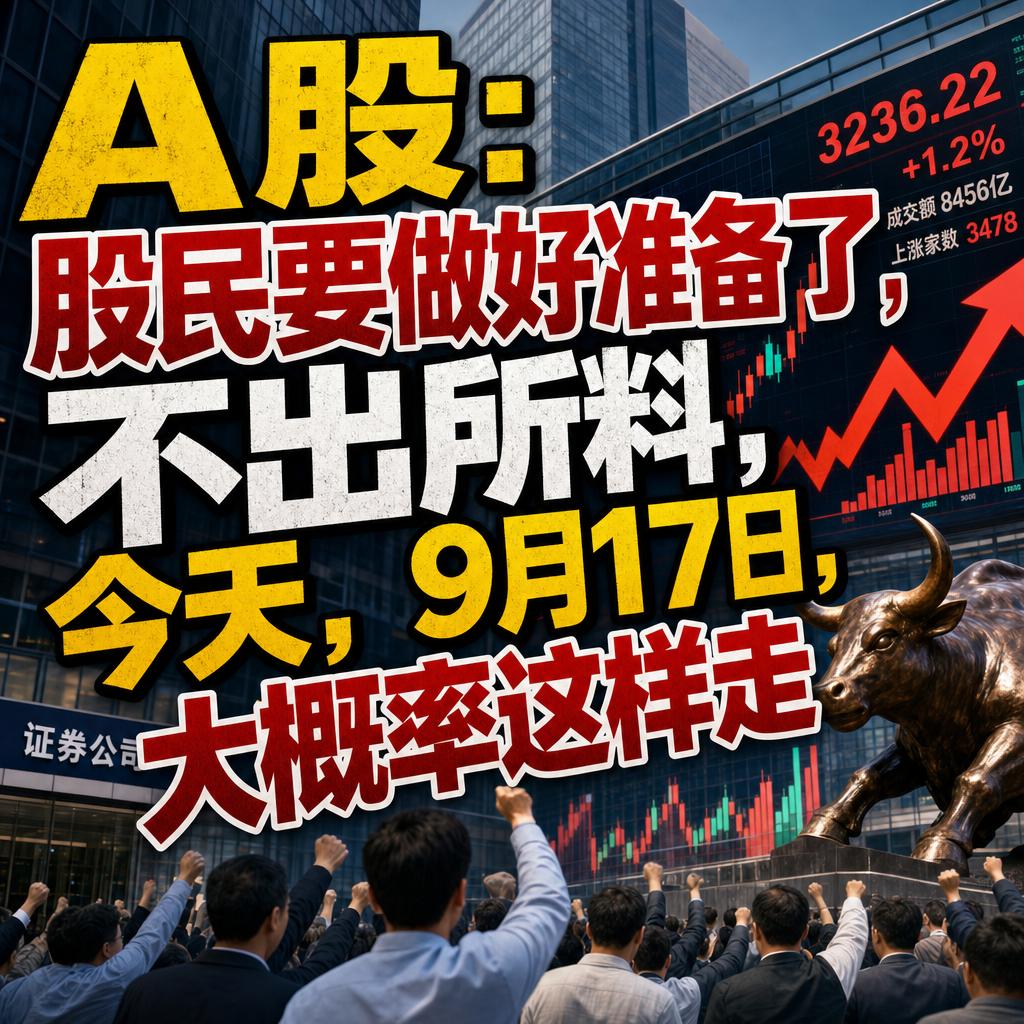 很多人以为美联储一加息，A股就得跟着趴下。但9月17日这一天，走势恰恰把这个惯