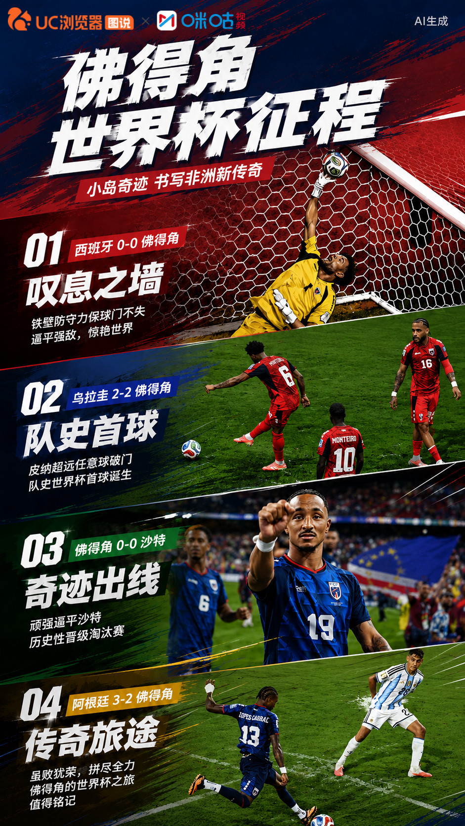 佛得角世界杯征程！想赢我？没那么容易