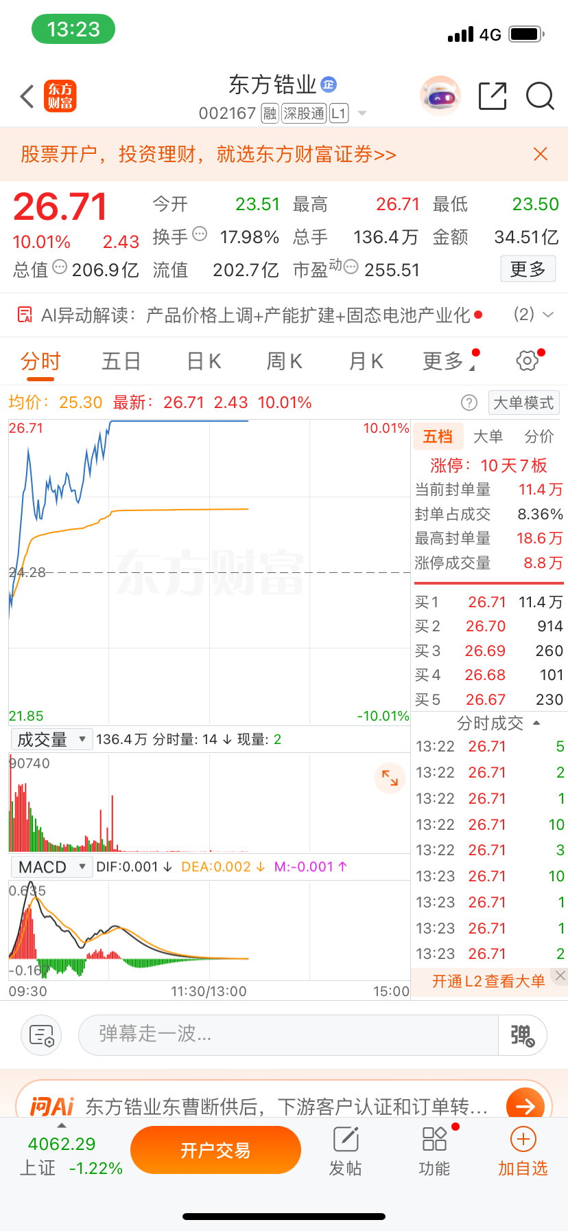 又成功封板！太牛了🎉恭喜跟上的伙伴，香槟已备好，一起庆祝胜利！评论178、点